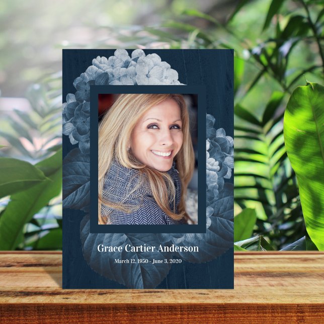 Programa de Celebração da Vida em Hydrangea Azul (Criador carregado)