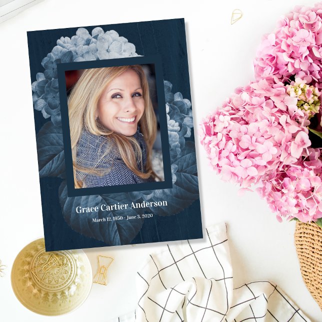 Programa de Celebração da Vida em Hydrangea Azul (Criador carregado)