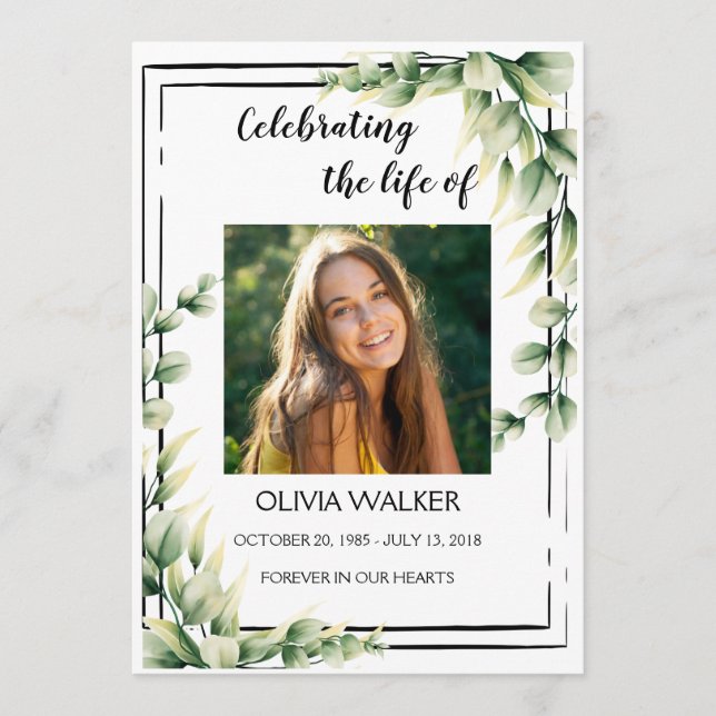 Programa de Celebração da Vida Útil da Ordem Verde (Frente)