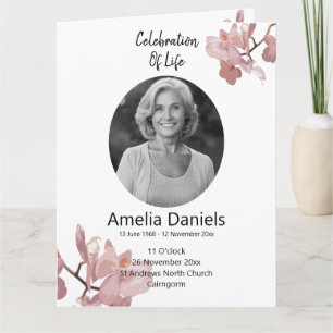 Programa de Celebração de Orquídeas Rosa