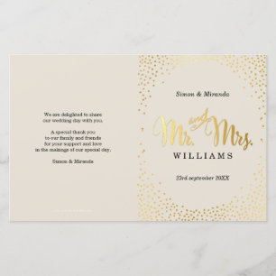 PROGRAMA DE CEREMONIA DO CASAMENTO