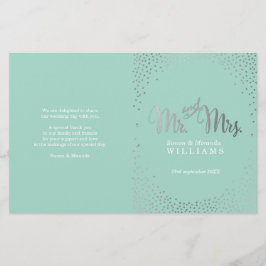 PROGRAMA DE CEREMONIA DO CASAMENTO Mini prata conf