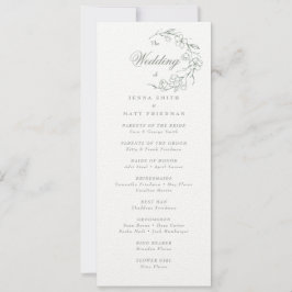 Programa de Cerimônia de Casamento