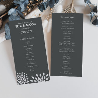 Programa de Cerimônia de Casamento