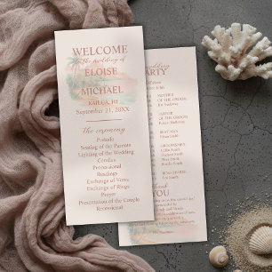 Programa de Cerimônia de Casamento na Ilha do Pôr