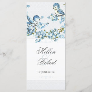 Programa de Cerimônia de Casamento no inverno de A