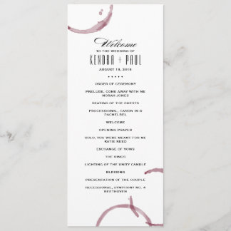 Programa de Cerimônia de Vinhas