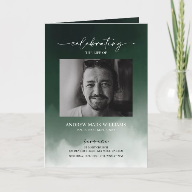 Programa de Dobragem da Ordem Funeral Verde de Ser (Frente)