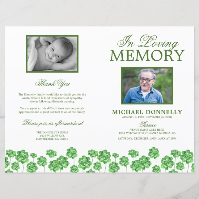 Programa de Encerramento da Ordem Funeral do Orçam (Frente)