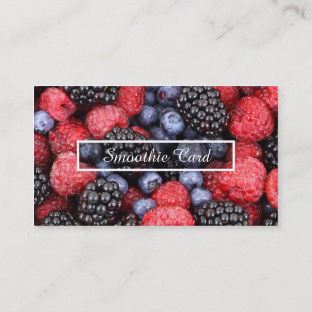 programa de fidelidade de smoothie de frutas (Verso)