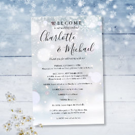 Programa de Fim de Semana de Casamento Convidados 