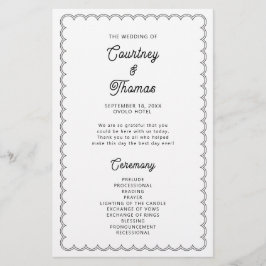 Programa de fronteiras minimalista e simples e esc