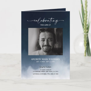 Programa de Funeral da Marinha Dobrado Ordem de Se