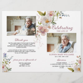Programa de Funeral de Flores Silvestres | Ordem d