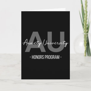 Programa de Honra da Universidade de Ansiedade