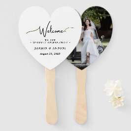 Programa de Leque de Casamento com Foto