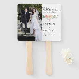 Programa de Leque de Casamento com Foto Personaliz