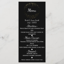 Programa de Menu de Círculo de Brilho Glam Abstrat