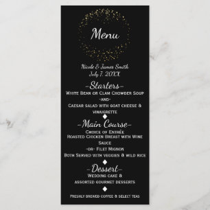 Programa de Menu de Círculo de Brilho Glam Abstrat
