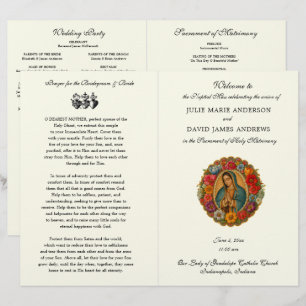 Programa de Missa de Casamento Católica de Guadalu