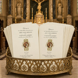 Programa de Missa Latina de Casamento Católico Ele