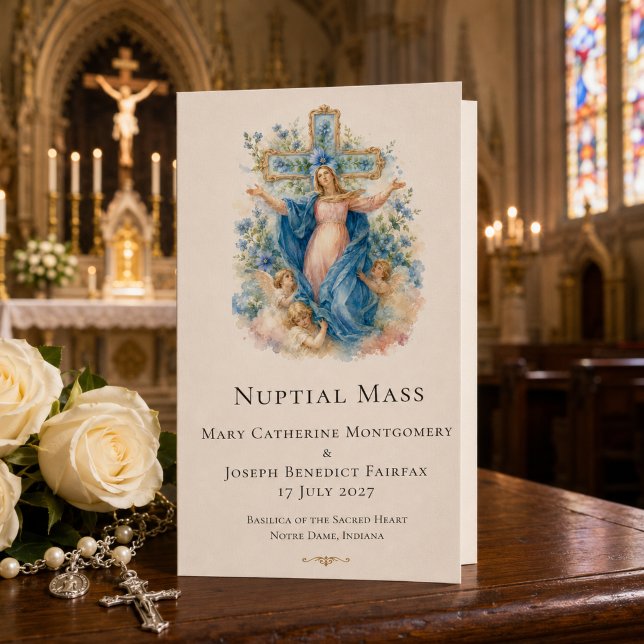 Programa de Missa Nupcial Mariana Católica (Criador carregado)