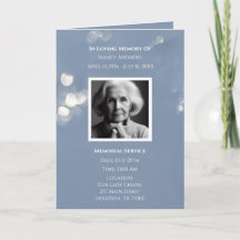 Programa de Obituários do Memorial Funeral da cinz