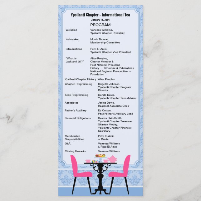 Programa de Partes de Chá Personalizadas V2 (Frente)