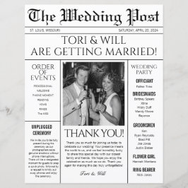 Programa de Posta de casamento