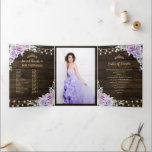 Programa de Quinceañera da Floresta Encantada Flor<br><div class="desc">Itens correspondentes disponíveis na loja! (c) The Happy Cat Studio</div>