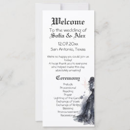 Programa de rosa de  para roupas pretas do casamen