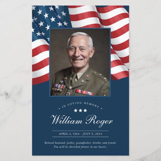 Programa de Serviço Memorial Patriótico (Frente)