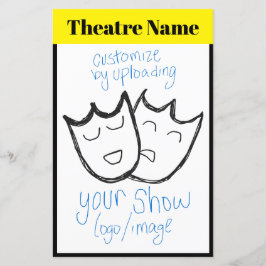 Programa de Teatro/exposição (uma página de lado d