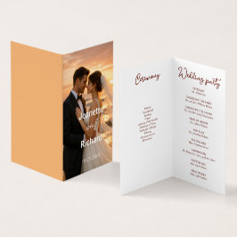 Programa de Votos de Casamento Romântico na Praia 