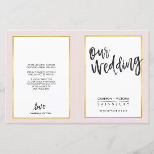 PROGRAMA DE WEDDING - Matilhas em forma de letra d