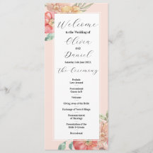 Detalhes da Cerimônia do Cardápio de Casamento Flo