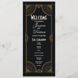 Programa Detalhes do Cardápio do Casamento dos Anos 1920 Ce