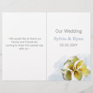 programa do casamento da dobra do bi dos lírios d