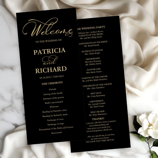 Programa do Cerimônia de Ordem de Serviço do Casam (Criador carregado)