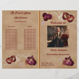 Programa do Partido Quinceañera Red Mascarada Mask