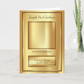 Programa Dourado Obituário Funeral Dobrado