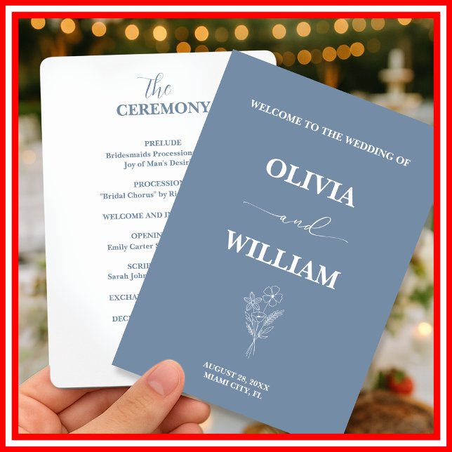 Programa Dusty Blue Weddflower (Criador carregado)