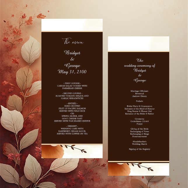 Programa Elegância Botânica Laranja Quente (Criador carregado)