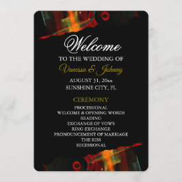 Programa Elegant Classic Modern Trendy Pattern #903 Wedding