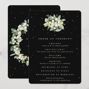 Programa Elegante Buquê de Snowberry+Eucalipto Preto Casame