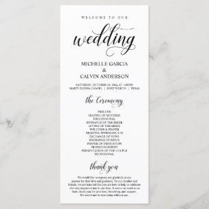 Programa Elegante Classy, roteiro preto, cerimônia de casam