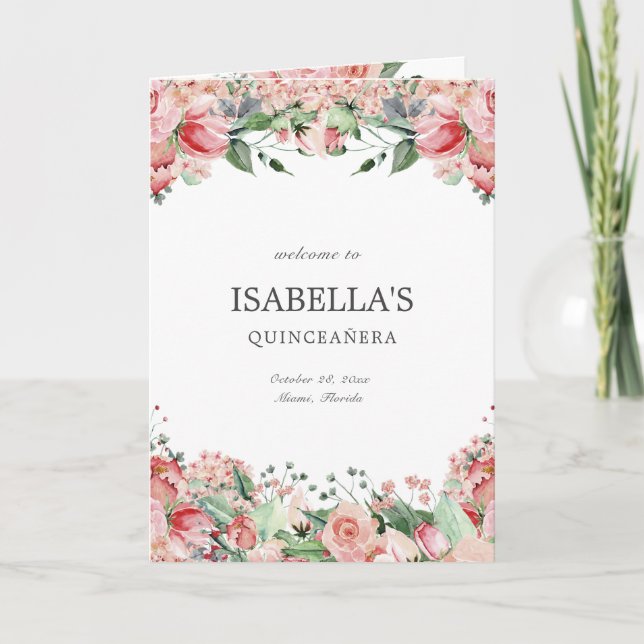 Programa Elegante cor-de-rosa, evento princesa princesa de  (Frente)