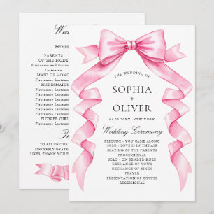 Programa Elegante de Casamento de Arcos Gentil Ros