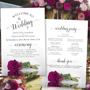 Programa Elegante de Casamento de Orçamento de Ro