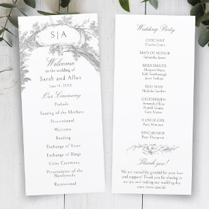 Programa Elegante francês Rococo Floral